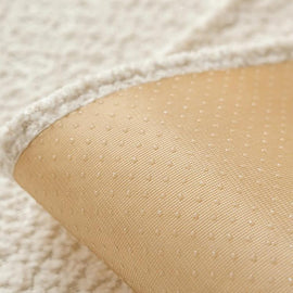 Cloud-Bouclé Chenille Modular Couch Cover coordinated seat and backrest panels