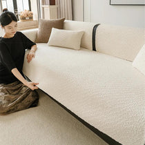 Cloud-Bouclé Chenille Modular Couch Cover comfortable textured surface for everyday lounging