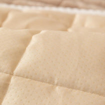 Plush Ribbed Fleece Couch Cover detail showing the deep ribbed fleece texture