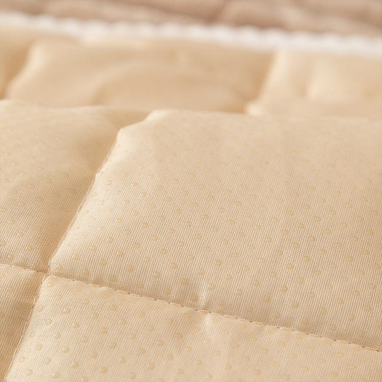 Plush Ribbed Fleece Couch Cover detail showing the deep ribbed fleece texture