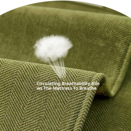 Herringbone Chenille Couch Cover – Pet-Proof Furniture Protector – gsft-9006 detail showing the soft textured surface