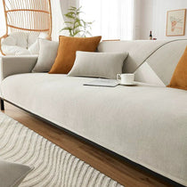 Herringbone Chenille Fabric Furniture Protector Couch Cover gsft-9006