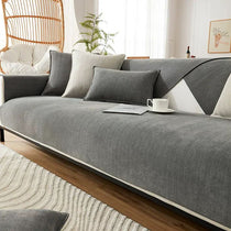 Herringbone Chenille Fabric Furniture Protector Couch Cover gsft-9006