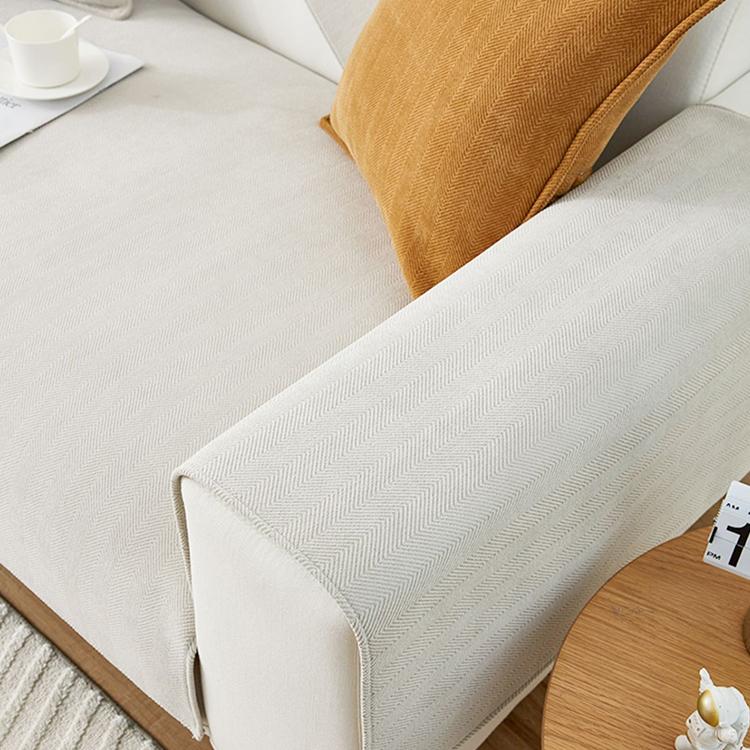 Herringbone Chenille Couch Cover – Pet-Proof Furniture Protector – gsft-9006 detail showing the soft textured surface
