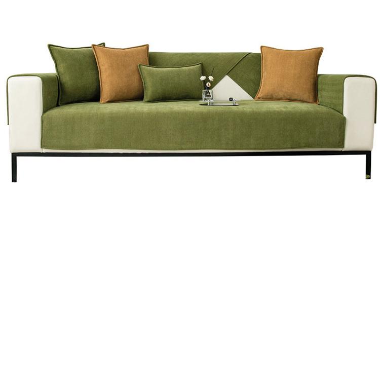 Herringbone Chenille Couch Cover – Pet-Proof Furniture Protector – gsft-9006 detail showing a modular sofa arrangement