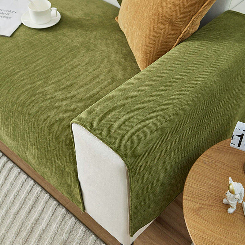 Herringbone Chenille Fabric Furniture Protector Couch Cover gsft-9006