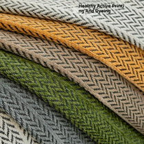 Herringbone Chenille Couch Cover detail showing the fabric edge and thickness
