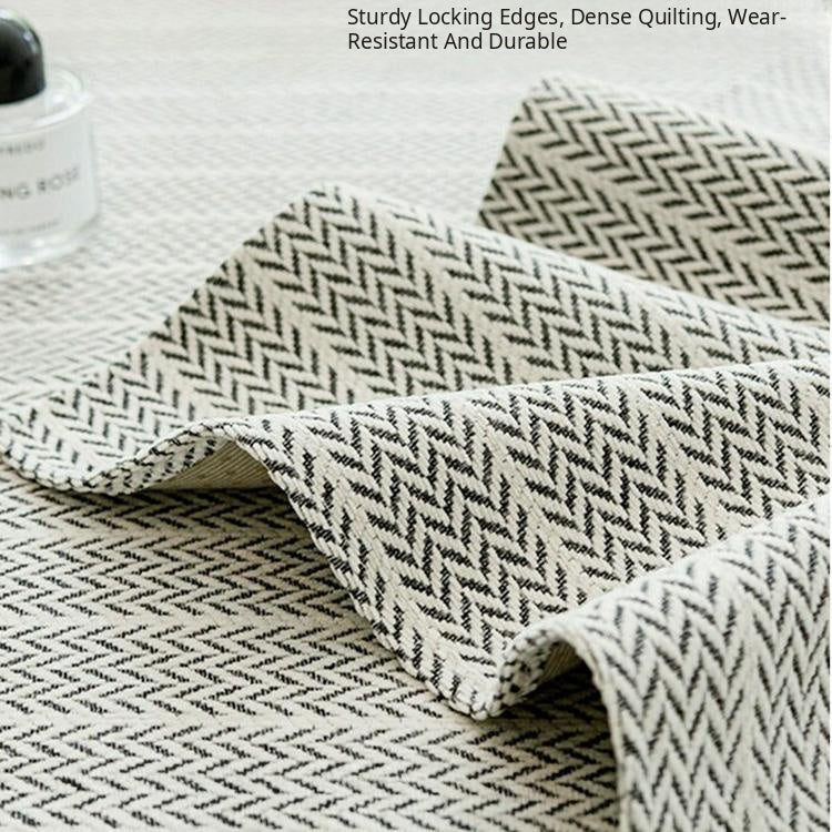 Herringbone Chenille Couch Cover detail showing the available color palette