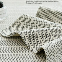 Herringbone Chenille Couch Cover detail showing the available color palette