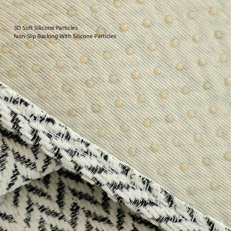 Herringbone Chenille Couch Cover detail showing the herringbone weave in close detail