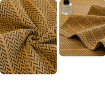 Herringbone Chenille Couch Cover detail showing the herringbone weave in close detail