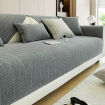 Dark gray option for the Herringbone Chenille Couch Cover