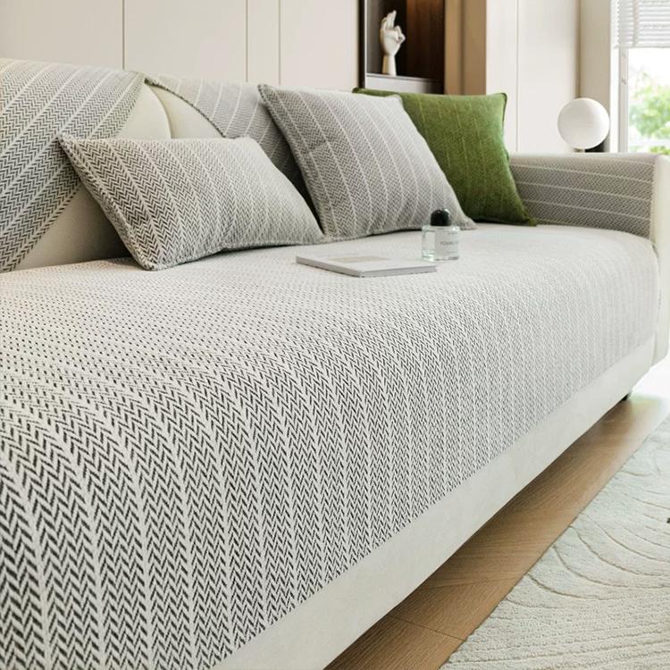 Light gray option for the Herringbone Chenille Couch Cover