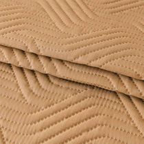 Water-Resistant Geometric Quilted Couch Cover detail showing the soft brushed texture