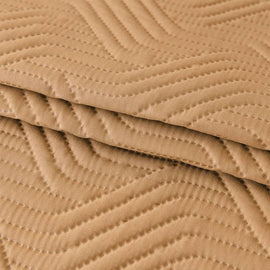 Water-Resistant Geometric Quilted Couch Cover detail showing the soft brushed texture