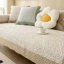 COLOR1 option for the Reversible Patterned Cotton Couch Cover