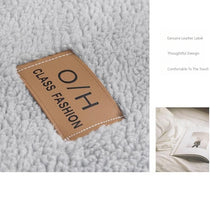 Cozy Faux Sherpa Couch Cover detail showing the cushion-cover shape