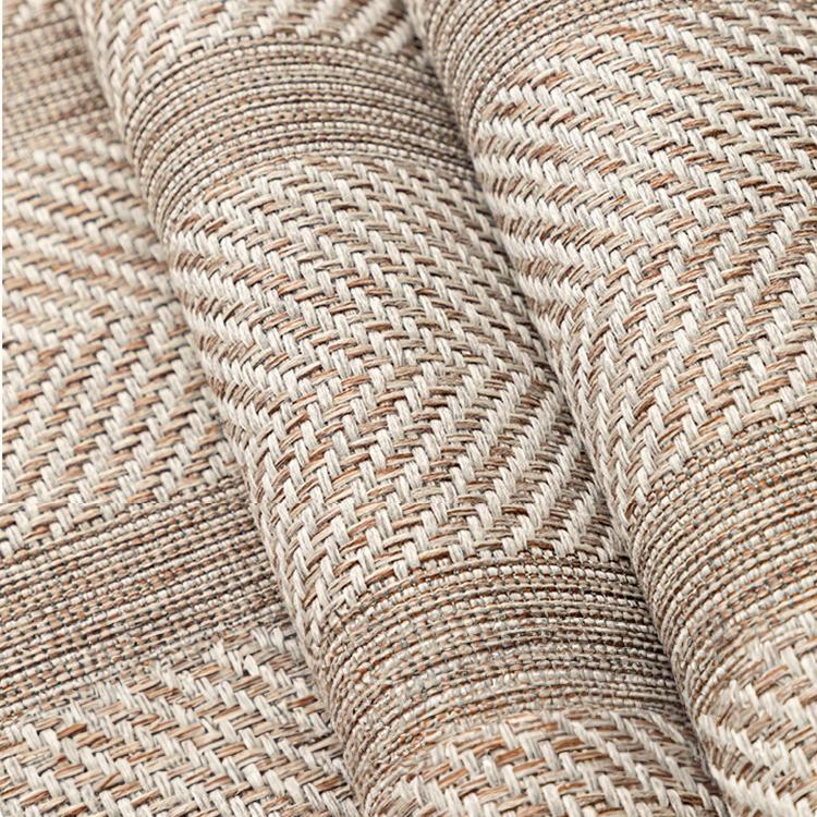 Detailed herringbone weave in a neutral tone