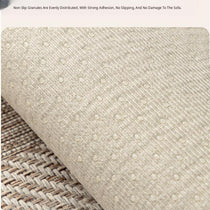 Dotted anti-slip backing on the reverse