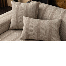 Matching herringbone cushion covers