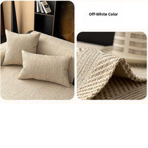 Off-white faux linen color and texture