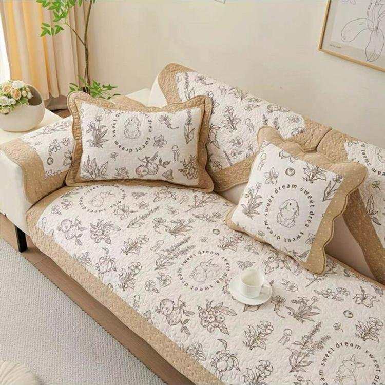 COLOR8 option for the Quilted Patchwork Cotton Modular Couch Cover