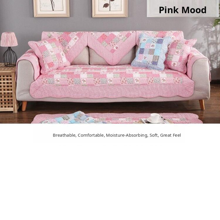 Pink floral color and fabric details
