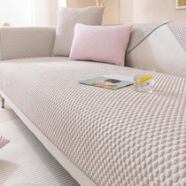 Khaki option for the Cooling Honeycomb Ice Silk Couch Cover