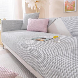 Light gray option for the Cooling Honeycomb Ice Silk Couch Cover