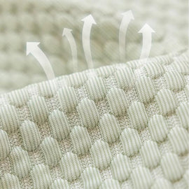 Raised honeycomb texture designed for airflow