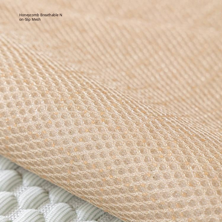 Breathable honeycomb backing close-up