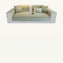 Two-tone chenille sofa cover product view