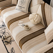 Striped Chenille Modular Sofa Cover for Pets - product detail 12-1
