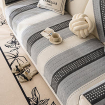 Striped Chenille Modular Sofa Cover for Pets - product detail 22-1