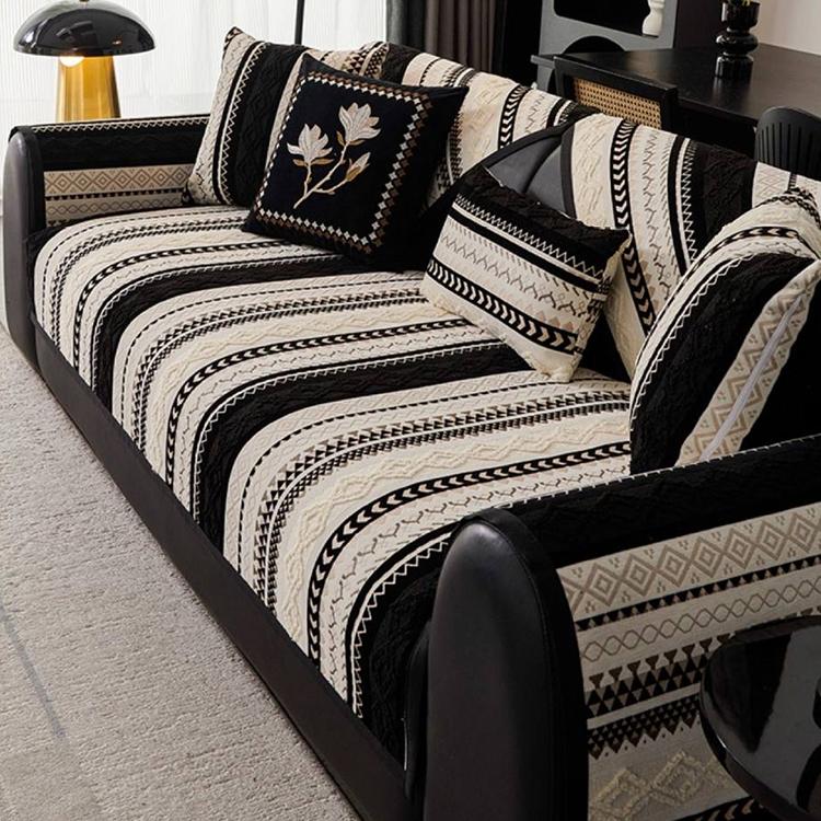 Boho Geometric Chenille Modular Sofa Cover for Pets - product detail 21-1