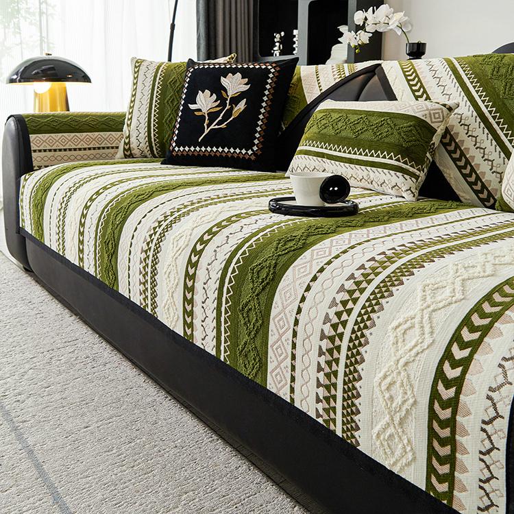 Boho Geometric Chenille Modular Sofa Cover for Pets - product view 1 Main image