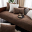 Plush Textured Modular Sofa Cover for Pets - Brown
