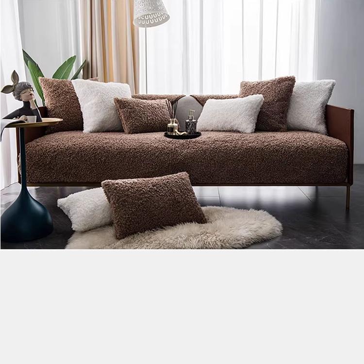 Plush Textured Modular Sofa Cover for Pets - product detail 06