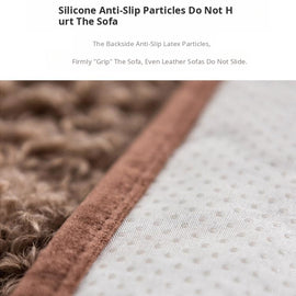 Plush Textured Modular Sofa Cover for Pets - product detail 09