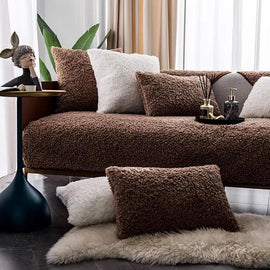 Plush Textured Modular Sofa Cover for Pets - product detail 15