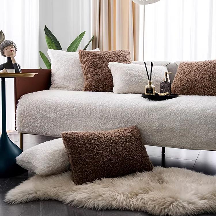 Plush Textured Modular Sofa Cover for Pets - product detail 19