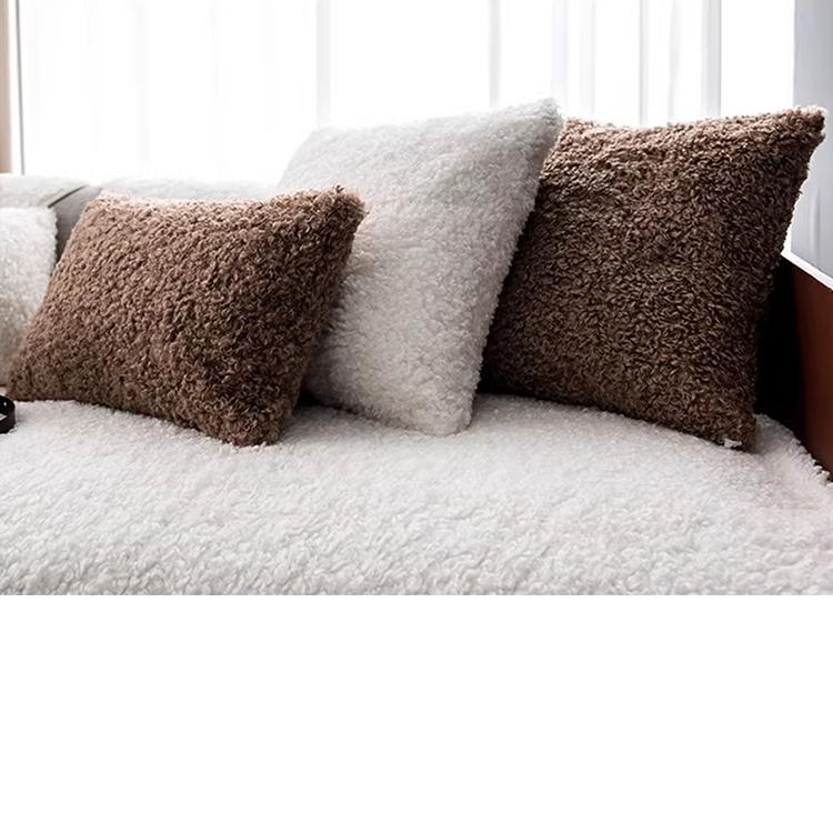 Plush Textured Modular Sofa Cover for Pets - product detail 21-2