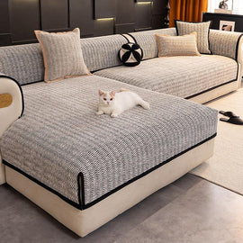 Modern Chenille Modular Sofa Cover for Pets - product detail 05