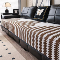 Houndstooth Chenille Modular Sofa Cover for Pets - Brown, Houndstooth A