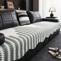 Houndstooth Chenille Modular Sofa Cover for Pets - Green, Houndstooth B