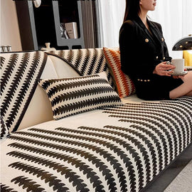 Houndstooth Chenille Modular Sofa Cover for Pets - product detail 02