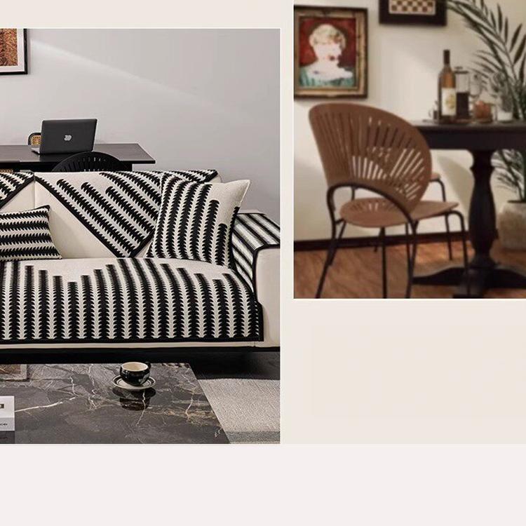 Houndstooth Chenille Modular Sofa Cover for Pets - product detail 03