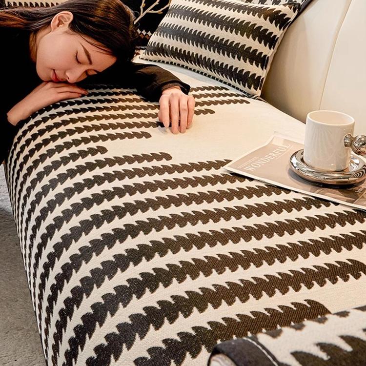 Houndstooth Chenille Modular Sofa Cover for Pets - product detail 04