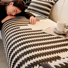 Houndstooth Chenille Modular Sofa Cover for Pets - product detail 04