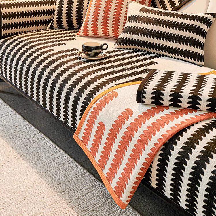 Houndstooth Chenille Modular Sofa Cover for Pets - product detail 06